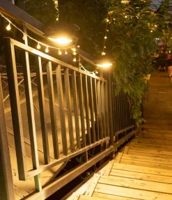 NorDesign Solcellebelysning|Pullert<Solar Sensor clips vegglampe utendørs 4W 3000K IP65 - Solcelle