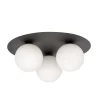 Emibig Kjøkkenbelysning Tak|Taklamper / Takplafonder<Solar taklampe 3 lys - Svart/Opal