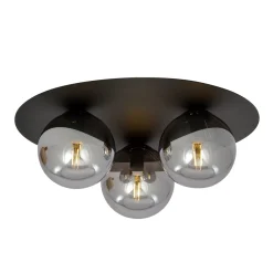 Emibig Kjøkkenbelysning Tak|Taklamper / Takplafonder<Solar taklampe 3 lys - Svart/Røykfarget