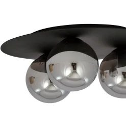 Emibig Kjøkkenbelysning Tak|Taklamper / Takplafonder<Solar taklampe 3 lys - Svart/Røykfarget