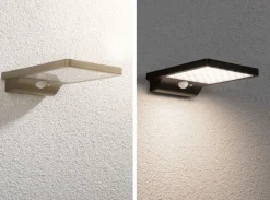 Paulmann Solcellebelysning|Utelamper Med Opp/Ned Lys<Solveig vegglampe utendørs 4,8W 3000 Kelvin m/bevegelses sensor - Solcelle