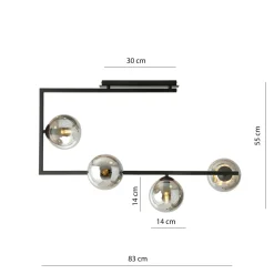 Emibig Kjøkkenbelysning Tak|Taklamper / Takplafonder<Soma taklampe 4-lys