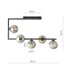 Emibig Kjøkkenbelysning Tak|Taklamper / Takplafonder<Soma taklampe 5-lys