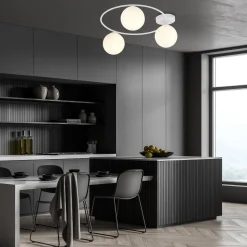 Emibig Kjøkkenbelysning Tak|Taklamper / Takplafonder<Sopra taklampe 3-lys - Hvit/Opal