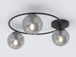Emibig Kjøkkenbelysning Tak|Taklamper / Takplafonder<Sopra taklampe 3-lys - Svart/Røykfarget