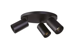 Antidark Kjøkkenbelysning Tak|Spotter & Skinner<Spoton Circle takspot 3 lys GU10 -