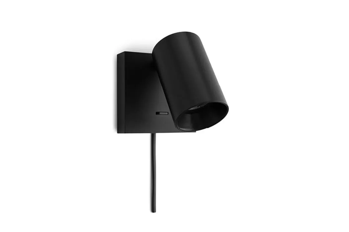 Antidark Interiørlamper|Leselamper<Spoton firkantet vegglampe GU10 med bryter