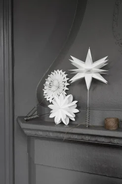 Watt & Veke Adventsstjerner<Sputnik top stjerne til juletre