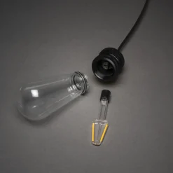 Konstsmide Lightup-Pris|Lysslynger<Startsett Lysslynge 10 lys, nedheng utskiftbar -