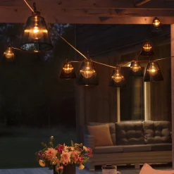 Konstsmide Lysslynger|Lysslynger<Startsett Lysslynge 10 lys med e skjermer - Amber