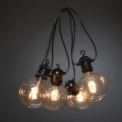 Konstsmide Lightup-Pris|Lysslynger<Startsett Lysslynge 10 lys utskiftbar - Amber