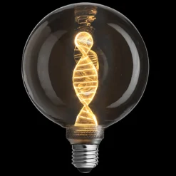 Unison Led-Pærer E27 Sokkel<3-Steg DNA Grey Glob 125mm 3,6W 1800K - E27 - farget