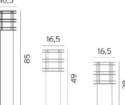 Norlys Lightup-Pris|Utelamper Til Kystområder<Stockholm pullert 297
