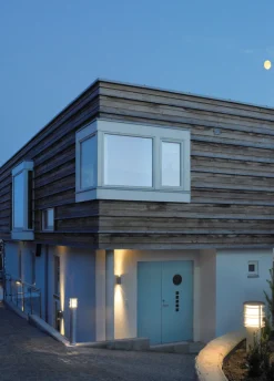 Norlys Lightup-Pris|Utelamper Til Kystområder<Stockholm pullert 1464 opalglass - Galvanisert stål