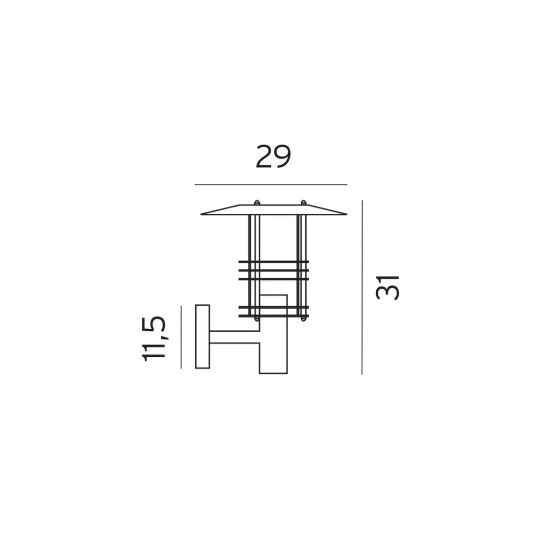 Norlys Lightup-Pris|Utelamper Til Kystområder<Stockholm vegglampe 280
