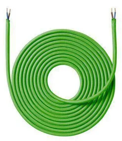 Nielsen Light Kabler<Stoffledning 4 meter uten jord - Lime