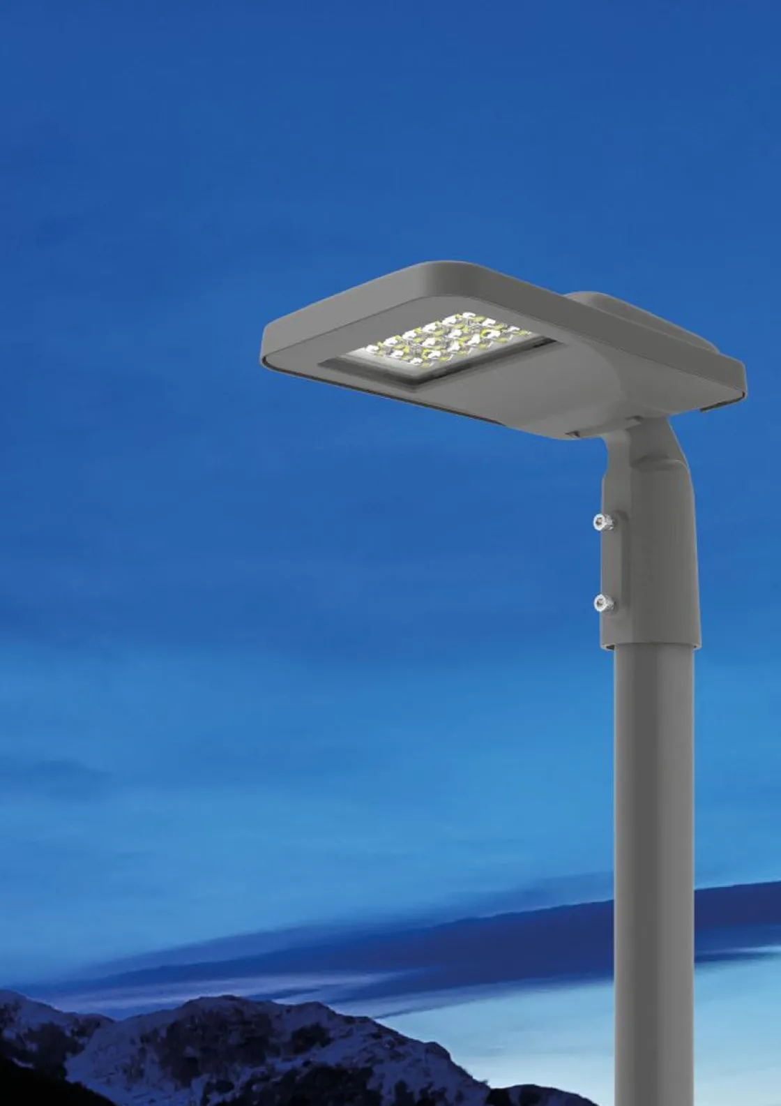 NorDesign Lyktestolper<Stolpearmatur 25W 4000 Kelvin - grå