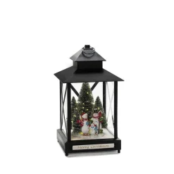 Konstsmide Juledekorasjoner|Julelykter<Stor lykt med juletre og snømenn - 42cm