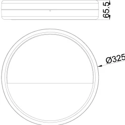 NorDesign Utelamper - Veggskjold / Plafond|Kjøkkenbelysning Tak<Storm 325 vegglampe 3000/4000 Kelvin 10/18/24W IP65