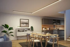 Paulmann Linion Kanalsystem<Strømkanal til Linion kanalsystem 124W 3000 Kelvin - Startmodul for Zigbee