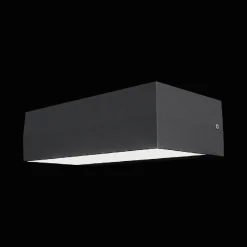 Norlux Utelamper Med Opp/Ned Lys<Subra square vegglampe opp/ned utendørs 2x4,5W IP54 - Mørk