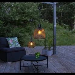 Star Trading Solcellebelysning|Takpendler Ute<Sunlight solcelle pendel large utendørs m/sensor -