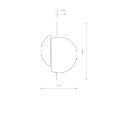 Nowodvorski Interiørlamper<Sunset C vegglampe