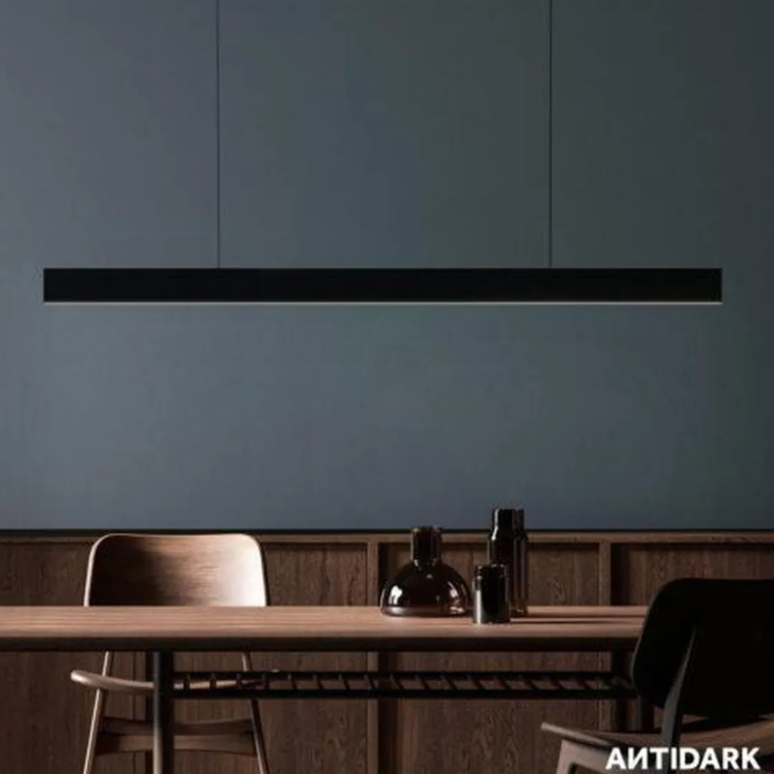 Antidark Kjøkkenbelysning Tak|Takpendler<Supreme 150 Long takpendel opp og ned lys 45W 2700K Dimbar -