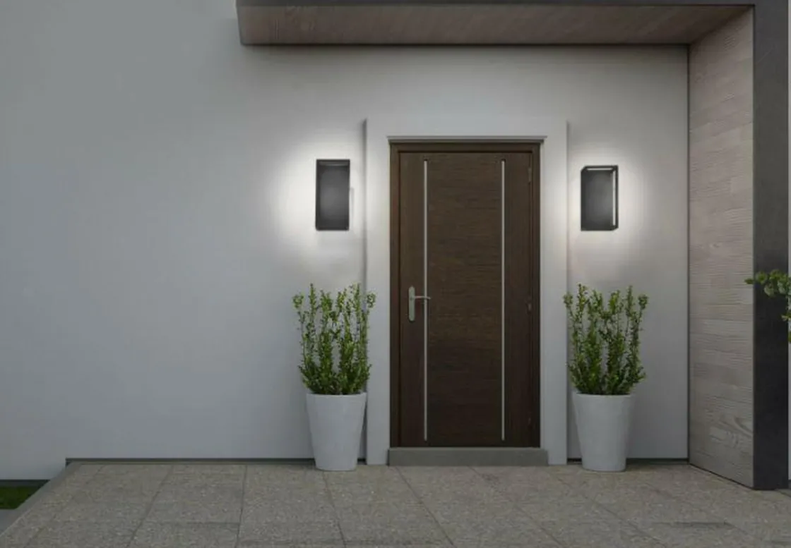 Nowodvorski Utelamper - Veggskjold / Plafond<Symmetry vegglampe utendørs IP54 7W -