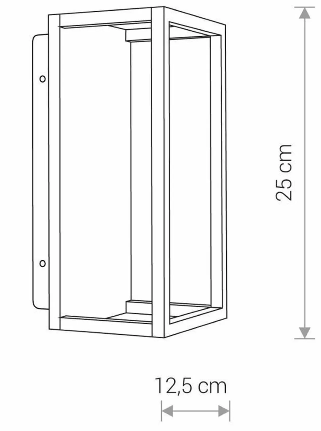 Nowodvorski Utelamper - Veggskjold / Plafond<Symmetry vegglampe utendørs IP54 7W -