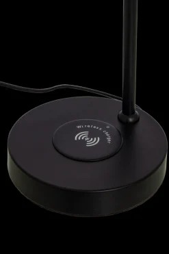 Aneta Lighting Bordlamper Med Usb<Tabela bordlampe med trådløs lader og USB -