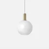 Ferm Living Kjøkkenbelysning Tak|Takpendler<Taklampe Collect Opal Sphere-Low Socket Messing