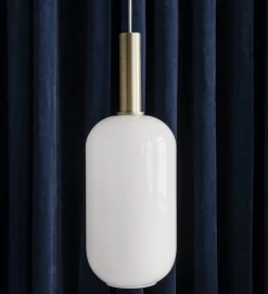 Ferm Living Kjøkkenbelysning Tak|Takpendler<Taklampe Collect Opal Tall-Low socket Messing