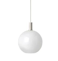 Ferm Living Kjøkkenbelysning Tak|Takpendler<Taklampe Collect Sphere-Low Socket Lys grå