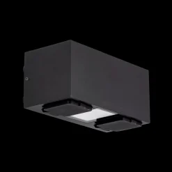 Norlux Utelamper Med Opp/Ned Lys<Talos vegglampe utendørs IP54 8W m/dobbel stikkontakt