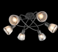 Trio Lighting Kjøkkenbelysning Tak|Takpendler<Tarifa taklampe 6-lys