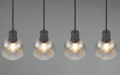 Trio Lighting Kjøkkenbelysning Tak|Takpendler<Tarifa takpendel 4-lys