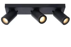 Lucide Baderomsbelysning Tak|Kjøkkenbelysning Tak<Taylor spot 3 lys IP44 baderom warm to dim 3x5W 2200-3000K