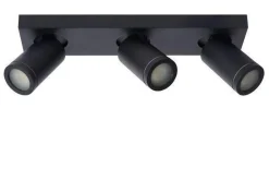 Lucide Baderomsbelysning Tak|Kjøkkenbelysning Tak<Taylor spot 3 lys IP44 baderom warm to dim 3x5W 2200-3000K