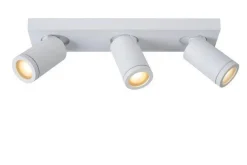 Lucide Baderomsbelysning Tak|Kjøkkenbelysning Tak<Taylor spot 3 lys IP44 baderom warm to dim 3x5W 2200-3000K