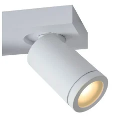 Lucide Baderomsbelysning Tak|Kjøkkenbelysning Tak<Taylor spot 2 lys IP44 baderom warm to dim 2x5W 2200-3000K