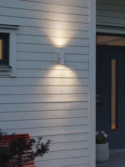 Konstsmide Utelamper Med Opp/Ned Lys<Temi vegglampe opp/ned utendørs IP54 GU10