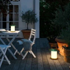 Nordlux Solcellebelysning|Oppladbare Bordlamper<Temple To-Go 35 To go oppladbar bordlampe utendørs m/solcelle IP54 - Messing