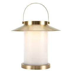 Nordlux Solcellebelysning|Oppladbare Bordlamper<Temple To-Go 35 To go oppladbar bordlampe utendørs m/solcelle IP54 - Messing