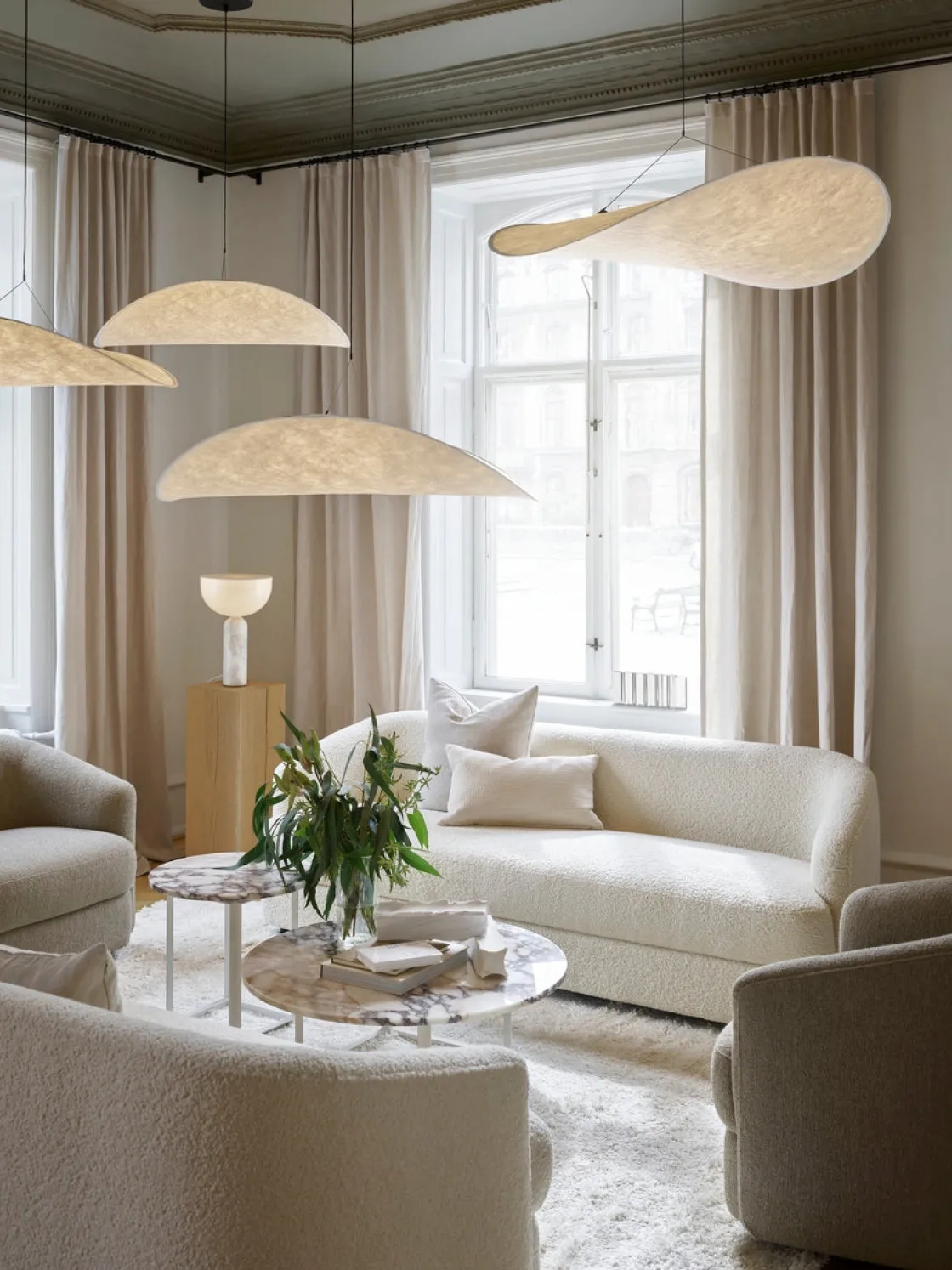 New Works Kjøkkenbelysning Tak|Takpendler<Tense takpendel - Ø90