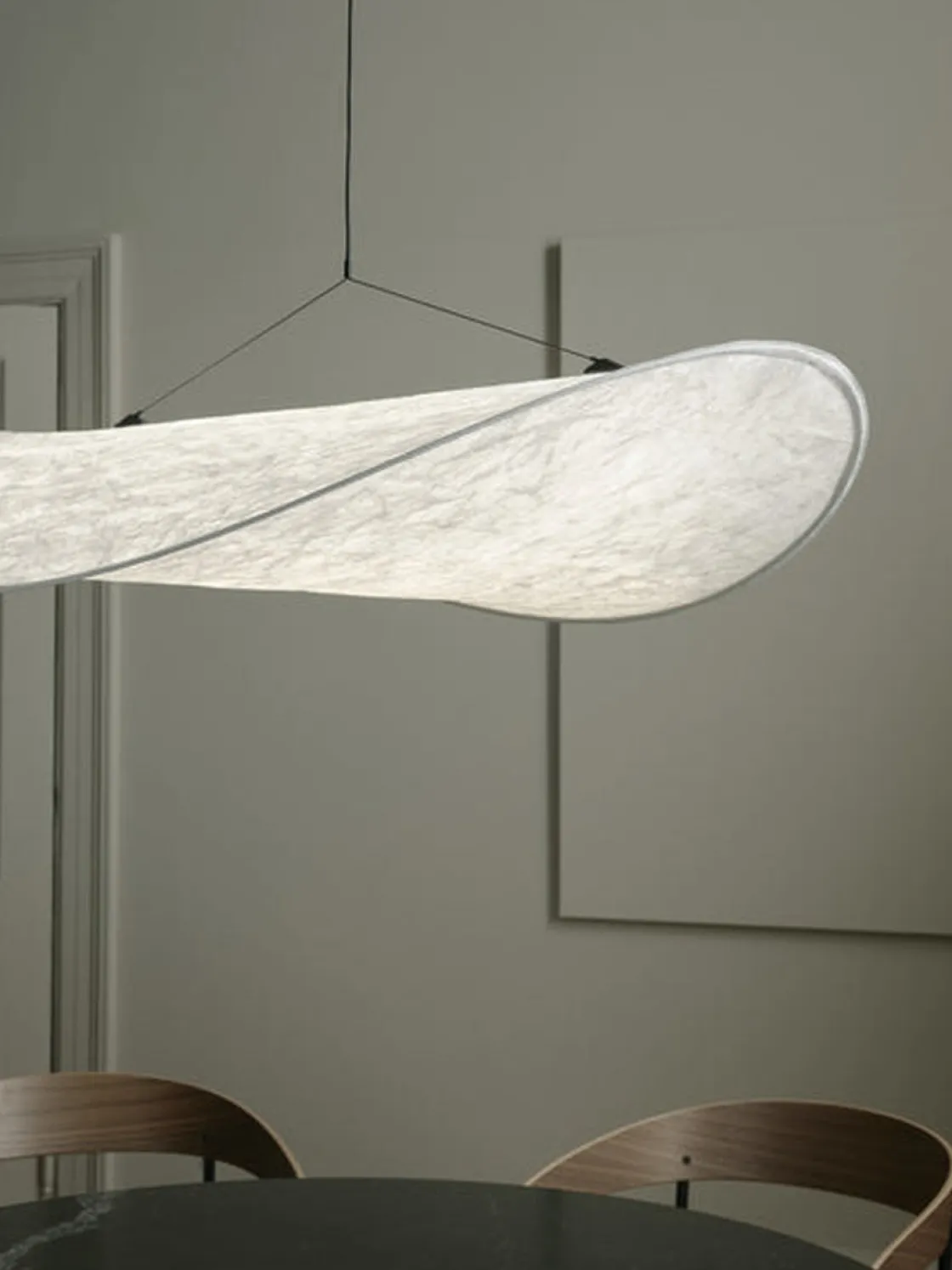 New Works Kjøkkenbelysning Tak|Takpendler<Tense takpendel - Ø90