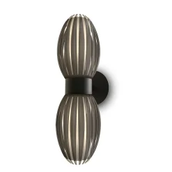 Herstal Interiørlamper<Tentacle vegglampe duo - Svart/Røykfarget