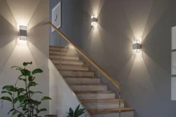 Paulmann Utelamper Med Opp/Ned Lys<Tharin vegglampe opp/ned 2 x 3,7W 3000 Kelvin IP44