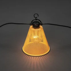 Konstsmide Lysslynger|Lysslynger<Tilleggsslynge 10 lys med gule skjermer - Amber