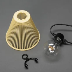 Konstsmide Lysslynger|Lysslynger<Tilleggsslynge 10 lys med gule skjermer - Amber